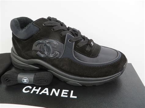 black chain chanel shoes|all Black Chanel shoes.